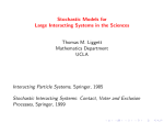 Stochastic Models for Large Interacting Systems in the Sciences