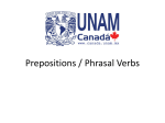 Prepositions - UNAM-AW