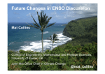 Future Changes in ENSO Discussion