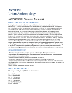 Urban Anthropology