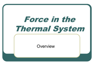 Force in the Thermal System