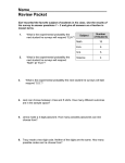 Probability Review Packet