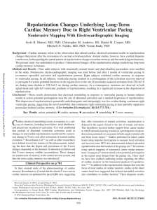 Repolarization Changes Underlying Long