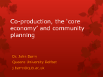 Coproduction and community planning