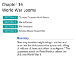 Chapter 16 World War Looms