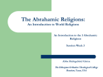 The Abrahamic Religions - Abba Hailegebriel Girma, PhD