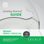 TECNIS ® 1-Piece IOL Toric Getting Started Guide (PDF