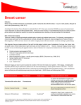 Breast cancer - Cardinal Health
