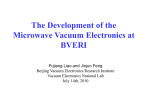 The Development of the Microwave Electronics Research Institute
