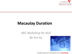 Macaulay Duration