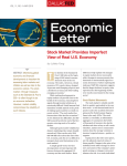 Economic Letter May 2016 - Stock Market Provides Imperfect View