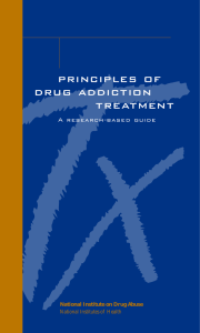 Principles of Drug Abuse Treatment
