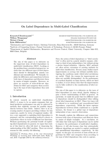 On Label Dependence in Multi