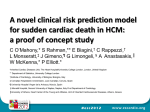 A novel clinical risk prediction model for sudden cardiac death in