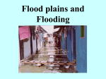 Flood plains and Flooding