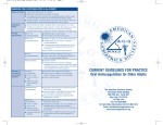 CURRENT GUIDELINES FOR PRACTICE Oral Anticoagulation for