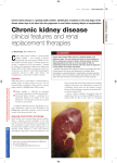 Chronic kidney disease clinical features and renal replacement