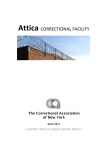 Attica CORRECTIONAL FACILITY - Correctional Association of New