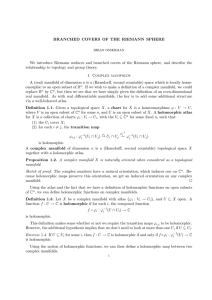 Branched covers of the Riemann sphere