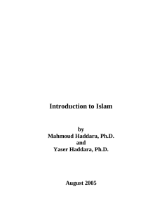 Intro To Islam
