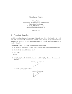 Classifying Spaces - School of Mathematics and Statistics