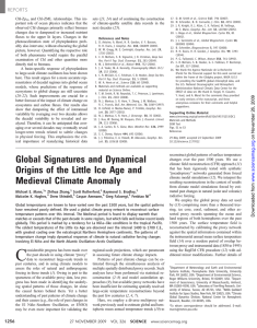 Global Signatures and Dynamical Origins of the Little Ice Age and