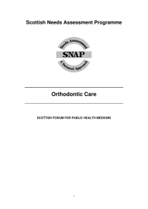 Orthodontic Care