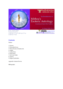 PDF Mithra`s Esoteric Astrology