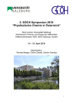 5. GÖCH Symposium 2016 “Physikalische Chemie in Österreich”