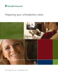 Preparing Your Orthodontics Claim Brochure