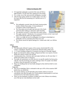 Chilean Earthquake 2010