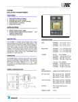 ISOLATION TRANSFORMER IPXFMR FEATURES APPLICATIONS