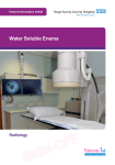 Water Soluble Enema - Royal Surrey – County Hospital