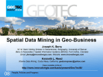 Title: Spatial Data Mining in Geo-Business