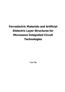 Ferroelectric Materials and Artificial Dielectric Layer Structures for
