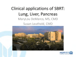 SBRT: Lung, Liver, Pancreas