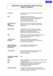 GUILDELINES FOR LABORATORY INVESTIGATIONS