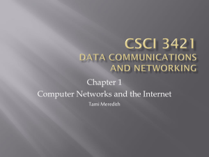 CSCI 3421 Data communications and Networking