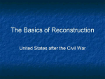 The Basics of Reconstruction