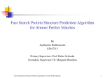 Fast Search Protein Structure Prediction Algorithm for Almost Perfect