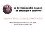 A deterministic source of entangled photons