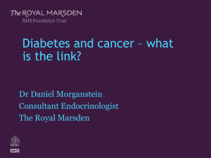 Diabetes and cancer what is the link?
