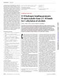 O–H hydrogen bonding promotes H-atom transfer from a C–H bonds