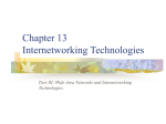 Part III: Wide Area Networks and Internetworking Technologies
