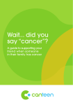 Wait... did you say “cancer”?