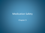 Ch. 9-Medication Safety - NAC / CNA Certification Spokane WA