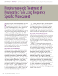 Nonpharmacologic Treatment of Neuropathic Pain Using Frequency