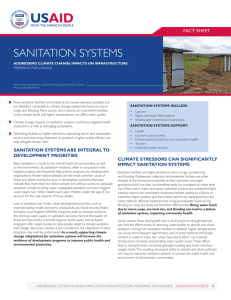 sanitation systems