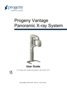 Progeny Vantage Panoramic X-ray System