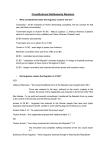 Constitutional Settlements Revision • What constitutional basis did